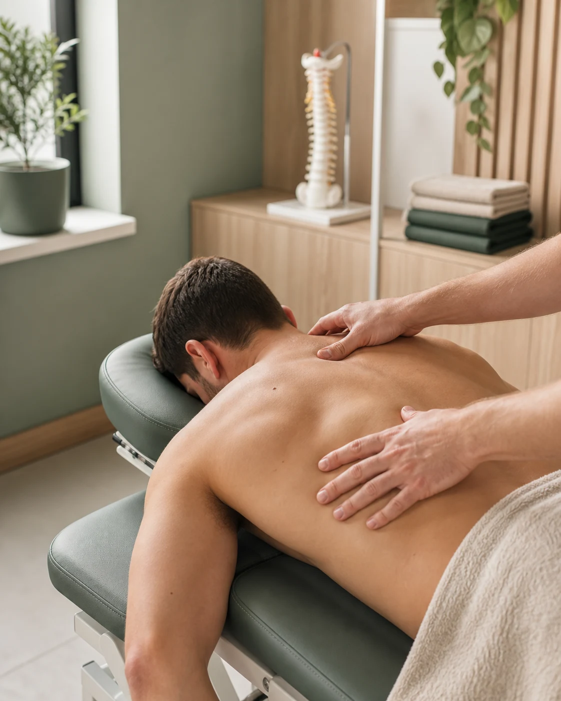 Tratamiento de fisioterapia para el dolor cervical y de espalda en El Berrón